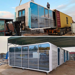 Sinoy Cabaña Alpina Moderna Cápsula Apple Pod Casa Pequeña Hogar Prefabricado Cabaña Contemporánea Casa Contenedor Oficina Hotel - Product Image 5