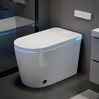 Ensemble WC intelligent monobloc avec télécommande pour salle de bain commerciale et hôtelière - Vente en gros