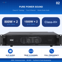 800W *2 Köprülenebilir Sınıf-H Plus Amfi HG-B2800 Tam Aralıklı Metal Subwoofer Sistemi Yüksek Çözünürlüklü Ses Konser Canlı Etkinlik