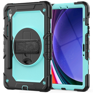 Étui pour <span class=keywords><strong>tablette</strong></span> avec <span class=keywords><strong>protection</strong></span> d'écran intégrée et bandoulière pour <span class=keywords><strong>Samsung</strong></span> <span class=keywords><strong>Galaxy</strong></span> <span class=keywords><strong>Tab</strong></span> S10 Lite/S10FE/S9 FE/S9 11 pouces, étui de <span class=keywords><strong>protection</strong></span> pour enfants - Product Image 4