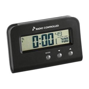 TFA Dostmann TFA Funk-Wecker Batteriebetrieb Schwarz - Product Image 1