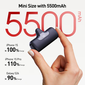 เทรนด์ TikTok แบตเตอรี่สำรองขนาดเล็กพก<span class=keywords><strong>พา</strong></span> 5500mah 5000mah ชาร์จเร็<span class=keywords><strong>ว</strong></span>แบบไร้สาย PD สำหรับสมาร์ทโฟน เหมาะสำหรับการเดินทางและการเดินทางประจำวัน - Product Image 2