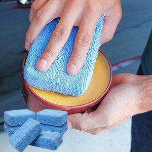 Paño de microfibra Esponja absorbente Almohadilla para fregar Ventana Coche Paño de limpieza del hogar Esponja Fuerte capacidad de limpieza Toalla seca y húmeda