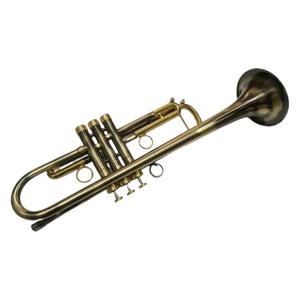 Profesional y principiante Monel pistón trompeta B plano antiguo latón instrumento al por mayor fabricante - Product Image 5