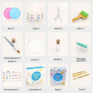 Kit de Arcilla de Secado al Aire Ultra Casting DIY para Huellas de Manos y Pies de Bebé, Marco de Madera, Set de Regalo para Recién Nacidos, Plastilina sin Tinta, Slime para Manos y Pies - Product Image 3