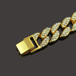 Hip Hop <b>Set</b> Cuban <b>Bracelet</b> <b>Bracelet</b> Trendy Men's Jewelry - Product Image 5