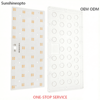 Module d'éclairage LED personnalisé 100W IP66 étanche avec dissipateur thermique en aluminium PCB SMD 3030, 13000LM et température de couleur 3000K-6500K