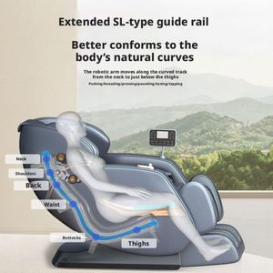 Canapé et fauteuil de massage électrique à gravité zéro SL Rail entièrement automatiques, type capsule spatiale - Product Image 3