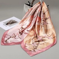 Nouvelle collection printemps-été, écharpes carrées légères et polyvalentes, écharpes traditionnelles pour femmes