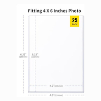 4x6 porte-cartes en plastique dur rigide transparent protecteurs de feuille de chargeur supérieur durables pour Photos affiches Kpop et cartes à collectionner