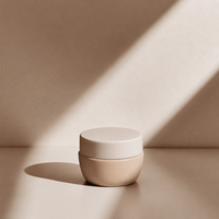 Pot cosmétique PP de luxe 5g 15g pour gel à ongles avec couvercle, étiquette privée, pot rond pour gel de construction, mini-récipient pour crème de soin