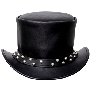 Chapeau de cowboy classique en cuir véritable, style western, pour ranch, rodéo, équitation, extérieur, mode, à large bord, durable, fait main - Product Image 1