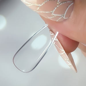 PMMA <span class=keywords><strong>de</strong></span> Alta Calidad, 360 Uds./Caja, Uñas Postizas Acrílicas Stiletto con Punta en Pico, Cobertura Completa Francesa, Extensión <span class=keywords><strong>de</strong></span> Uñas <span class=keywords><strong>de</strong></span> <span class=keywords><strong>Gel</strong></span> Suave, Puntas <span class=keywords><strong>de</strong></span> Uñas a Presión - Product Image 4