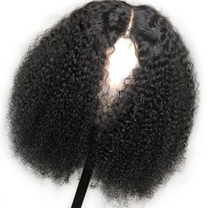 Perruque de <span class=keywords><strong>cheveux</strong></span> crépus bouclés, perruques Bob Lace Front wig, <span class=keywords><strong>cheveux</strong></span> vierges, d'alignement cuticules, pliable, magasin en ligne, 360, <span class=keywords><strong>pour</strong></span> femmes noires - Product Image 3