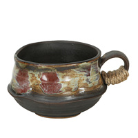 Cangkir Kopi Keramik Vintage Dehua Wabi-Sabi Mewah Ringan Buatan Tangan dengan Tampilan Menawan, Hasil Pembakaran Tungku, Dilengkapi Piring Saji dari Batu Keramik
