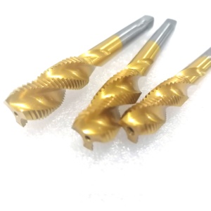 Machos de máquina 6542 que contienen cobalto DL, machos de rosca de alta velocidad con ranura recta HSS - Product Image 1