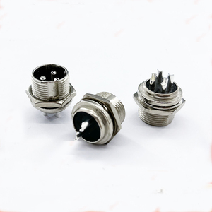 Connecteur moulé Diwei IP65 à 2, 3, 4, 5, 6, 7, 8, 9, 10, 11, 12 broches, série GX, pour montage sur panneau, avec câble - Product Image 5