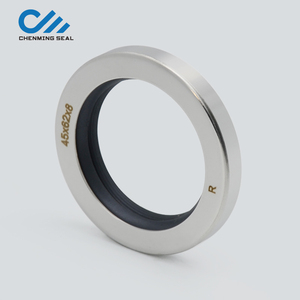 Joint d'étanchéité à l'huile en PTFE Ceimin TSL/CDL/SML 45*62*8 avec boîtier en acier inoxydable, simple ou double lèvre, pièces de rechange pour compresseur d'air à vis - Product Image 1