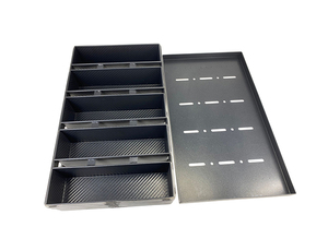 Moule à <span class=keywords><strong>pain</strong></span> en aluminium antiadhésif <span class=keywords><strong>de</strong></span> qualité professionnelle, type Pullman, avec couvercle, épaisseur 2,0 mm, disponible en taille personnalisée - Product Image 3