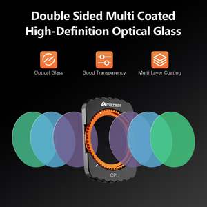 Juego de Filtros para DJI Osmo Pocket 3, CPL ND16 ND64 ND256, Accesorios para Cámara de Acción y Vlogs de Viaje para DJI Pocket 3 - Product Image 4