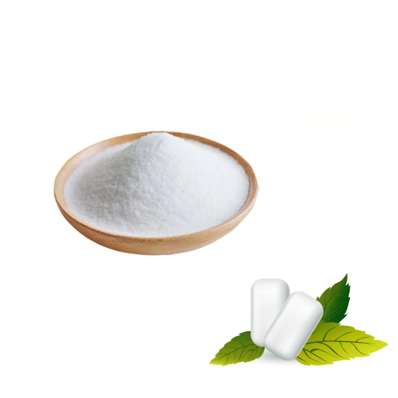Commercio all'ingrosso di alta qualità xilitolo organico senza zucchero additivi alimentari xilitolo in polvere