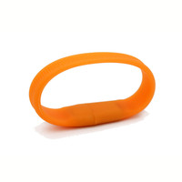 SJ-001 gelang karet harga rendah usb flash drive 8gb bahan karet dengan cetak LOGO