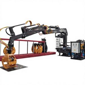 Grue de levage de grumes montée sur camion, grue à grappin rotative à 360 degrés, manutentionneur de matériaux en bois - Product Image 1