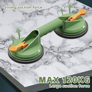 Nhiệm vụ nặng nề thuận tiện hoạt động tay công cụ nhựa mạnh mẽ đôi đầu chân không thủy tinh gạch hút cup nâng lên - Product Image 5