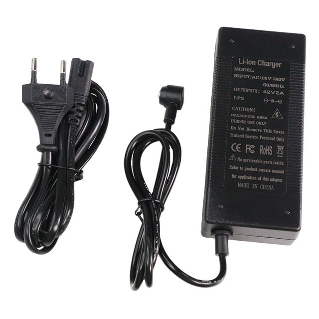 Scooter Charger for Xiaomi Mi4 ELectric Scooter Fast Charging Adapter Parts 42V 2A Battery Charging AU EU US UK Plug