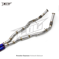Système d'échappement Valvetronic léger avec commande, silencieux arrière en titane pour PORSCHE Cayenne 3.0T 2019-2023