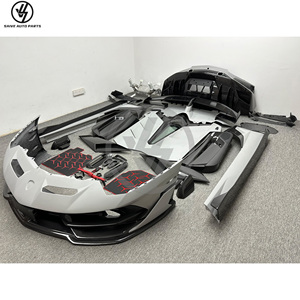 Kit de Carrocería de Fibra de Carbono Estilo SVJ 1:1 para Lambo LP700 LP720 Aventador, Parachoques, Alerón, Cubierta de Escape, Cubierta de Motor, Rejilla de Ventilación, Cubierta de Espejos - Product Image 5