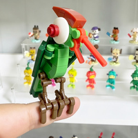 Ensemble de jouets de construction pour enfants, mini briques à assembler soi-même, 6 types de blocs mixtes, oiseaux sur doigt