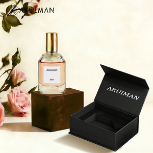 Elegante Luxus Großhandels Runde 30ml Leere Klare Parfüm Zerstäuber Flasche Glas mit Verpackungsbox - Product Image 1