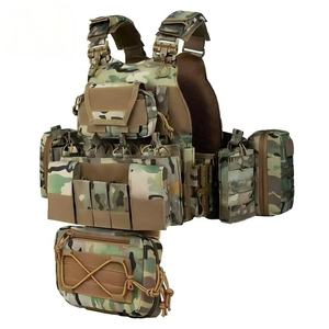 เสื้อกั๊กยุทธวิธีเสื้อกั๊กยุทธวิธีสำหรับการฝึกความปลอดภัยกลางแจ้ง JPC อุปกรณ์ฝึกหน้าอกปล่อยเร็วเสื้อยุทธวิธีล่าสัตว์ - Product Image 3