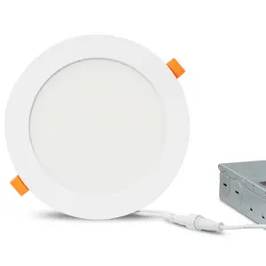 ETL năng lượng Sao Top bán Dimmable Led Slim Bảng điều chỉnh Lights với Hộp nối 5cct 3cct mờ đèn trần Downlight 9W 12W