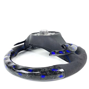 Volant Sport Amélioré en Fibre de Carbone Forgé pour <span class=keywords><strong>Golf</strong></span> <span class=keywords><strong>8</strong></span> MK8 GTI 2020 R GTE <span class=keywords><strong>GTD</strong></span> Jetta Passat CC - Product Image 6