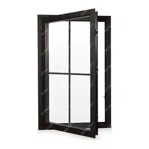 UPVC PVC nhựa biệt thự pháp khuôn cửa sổ thiết kế hiện đại Swing cửa sổ