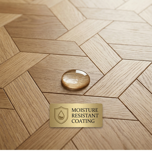 <span class=keywords><strong>Pavimento</strong></span> in Rovere Ingegnerizzato Premium con Finitura Spazzolata, Sistema Click Lock, Doghe Larghe per Uso Commerciale <span class=keywords><strong>e</strong></span> Residenziale - Product Image 4