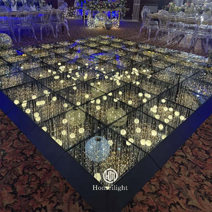 Piste de danse LED à étoiles dorées, décoration de mariage, panneau lumineux LED, pista de baile <span class=keywords><strong>pour</strong></span> scène, T Show, vente chaude - Product Image 4