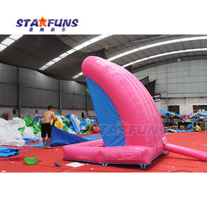 Diseño personalizado inflable carnaval juego cubo de hielo desafío inflable Gunge ruleta tanque inflable agua Gunge tanque para la venta - Product Image 4