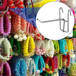 Ganchos de exhibición de malla de alambre de ganchos de tablero de clavijas de metal personalizados de supermercado - Product Image 1