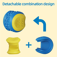 Jouet sensoriel en silicone détachable HMJ, multi-textures, anti-stress, jouet de bureau silencieux pour enfants et adultes