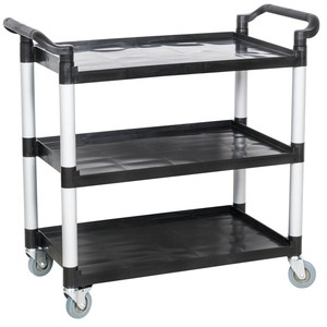 32 "X 16" Carro de plástico de la caja del autobús del carro de utilidad para el <span class=keywords><strong>restaurante</strong></span> - Product Image 2
