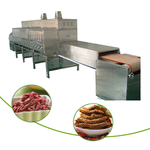 Equipo de máquina de esterilización para secador de túnel de microondas de gran capacidad completamente automático para Chile - Product Image 2