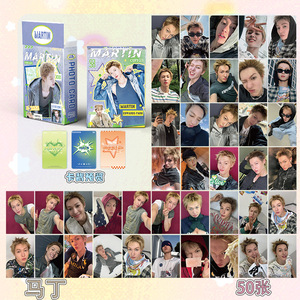 KPOP Cortis 50Pcs/Box Photocard HD Photo Double-sided Printing SEONGHYEON KEONHO JAMES JUHOON MARTINHD Fans Collective Gift Card