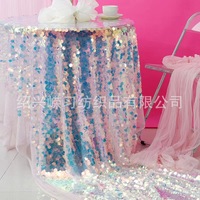 Tissu en tulle brodé de paillettes scintillantes de 18 mm, idéal pour les robes de mariée – Nouvelle collection très prisée