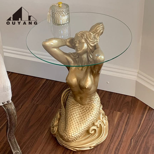 ديكور منزلي مخصص تصميم حديث طاولة قهوة معدنية على شكل حيوان وحيد القرن تمثال برونزي - Product Image 6