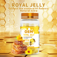 OEM Meilleures capsules de gelée royale Booster du système immunitaire Complément alimentaire pour adultes Produit de beauté Logo privé