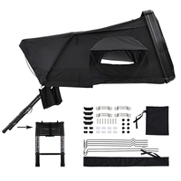 Tente de toit rigide pour voiture, imperméable, pour camping en plein air, ABS Side Flip 600D Oxford 3000mm+