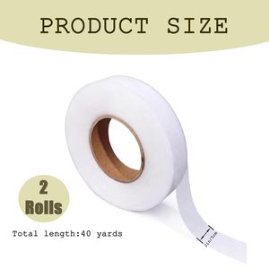 Ruban thermocollant portable pour ourlets, idéal pour les projets de bricolage, style simple, ruban adhésif pour tissus sans couture requise - Product Image 2